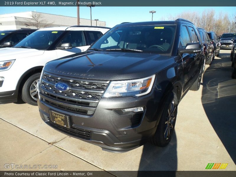 Magnetic / Medium Black 2019 Ford Explorer XLT 4WD