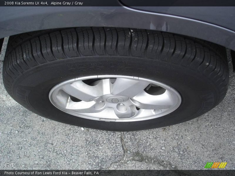Alpine Gray / Gray 2008 Kia Sorento LX 4x4