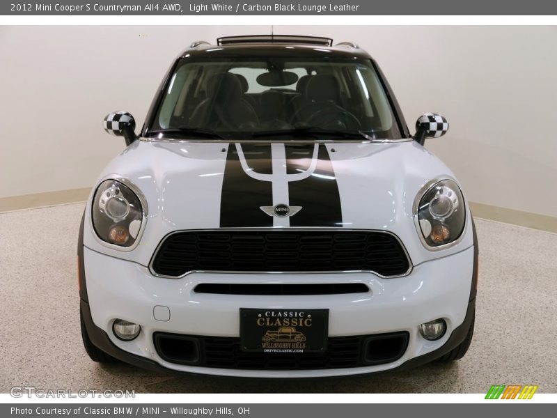 Light White / Carbon Black Lounge Leather 2012 Mini Cooper S Countryman All4 AWD
