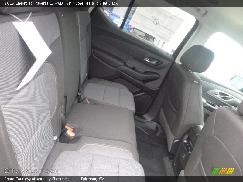 Satin Steel Metallic / Jet Black 2019 Chevrolet Traverse LS AWD
