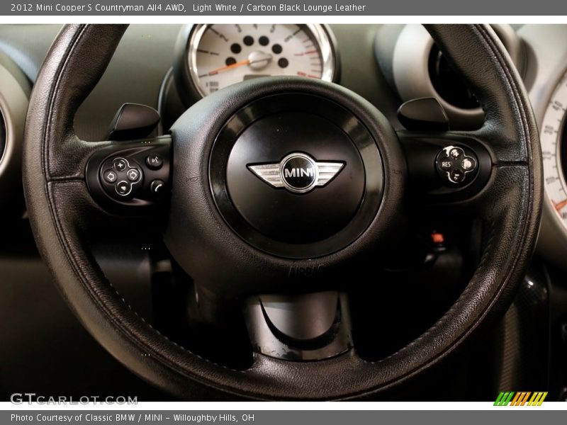 Light White / Carbon Black Lounge Leather 2012 Mini Cooper S Countryman All4 AWD