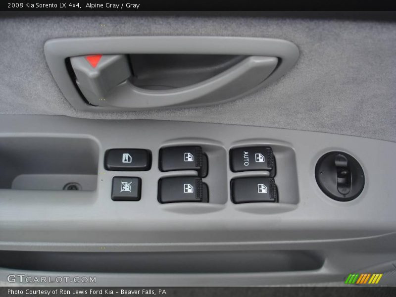 Alpine Gray / Gray 2008 Kia Sorento LX 4x4
