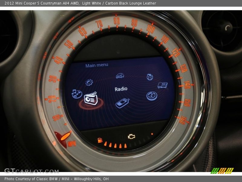 Light White / Carbon Black Lounge Leather 2012 Mini Cooper S Countryman All4 AWD