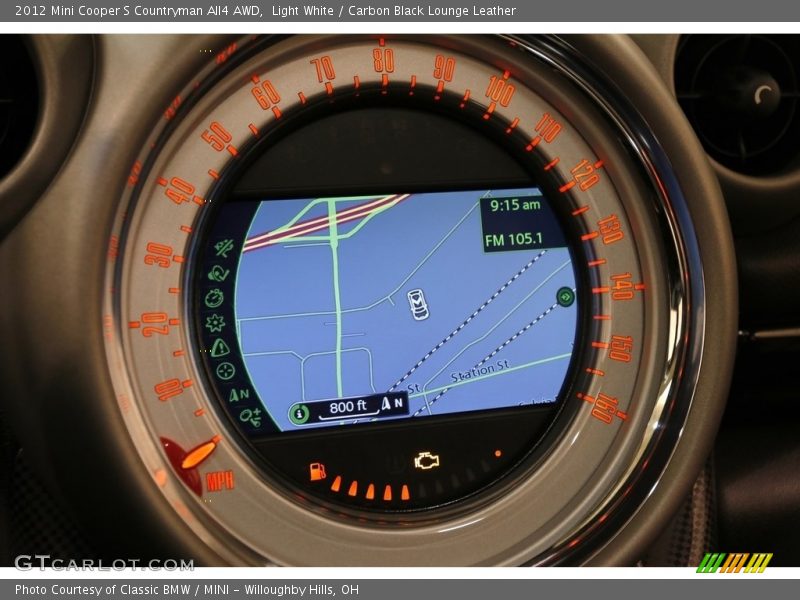 Light White / Carbon Black Lounge Leather 2012 Mini Cooper S Countryman All4 AWD