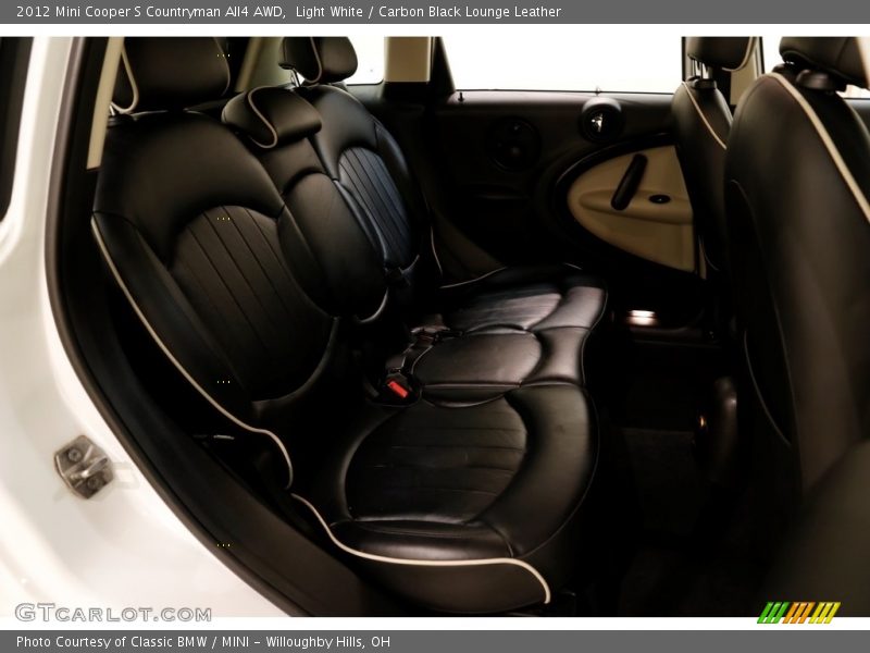 Light White / Carbon Black Lounge Leather 2012 Mini Cooper S Countryman All4 AWD