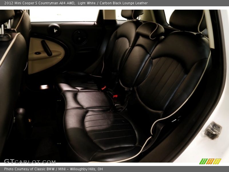 Light White / Carbon Black Lounge Leather 2012 Mini Cooper S Countryman All4 AWD