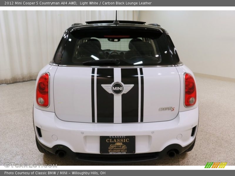 Light White / Carbon Black Lounge Leather 2012 Mini Cooper S Countryman All4 AWD