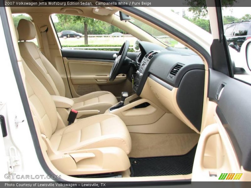 Campanella White / Pure Beige 2007 Volkswagen Jetta Wolfsburg Edition Sedan