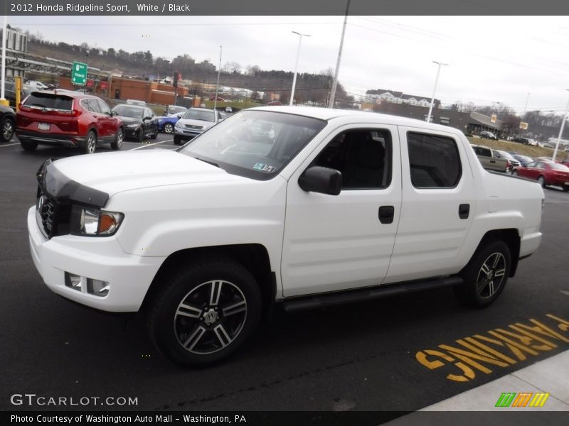 White / Black 2012 Honda Ridgeline Sport