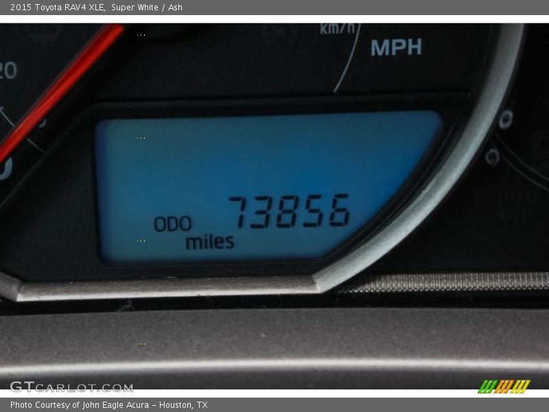 Super White / Ash 2015 Toyota RAV4 XLE