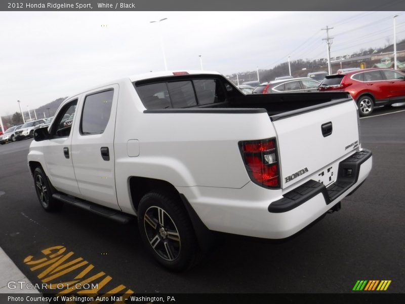 White / Black 2012 Honda Ridgeline Sport