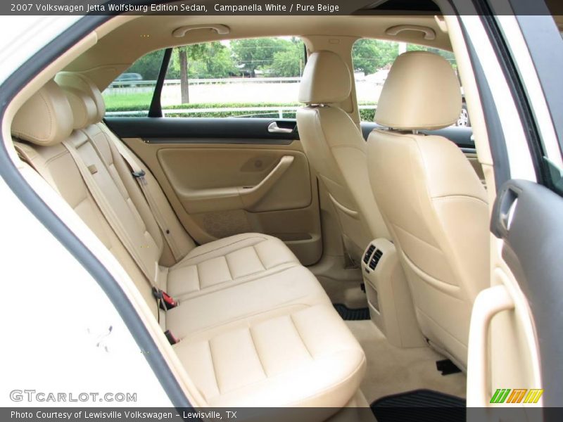 Campanella White / Pure Beige 2007 Volkswagen Jetta Wolfsburg Edition Sedan