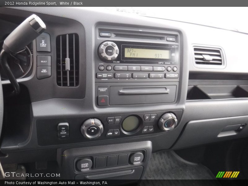 White / Black 2012 Honda Ridgeline Sport