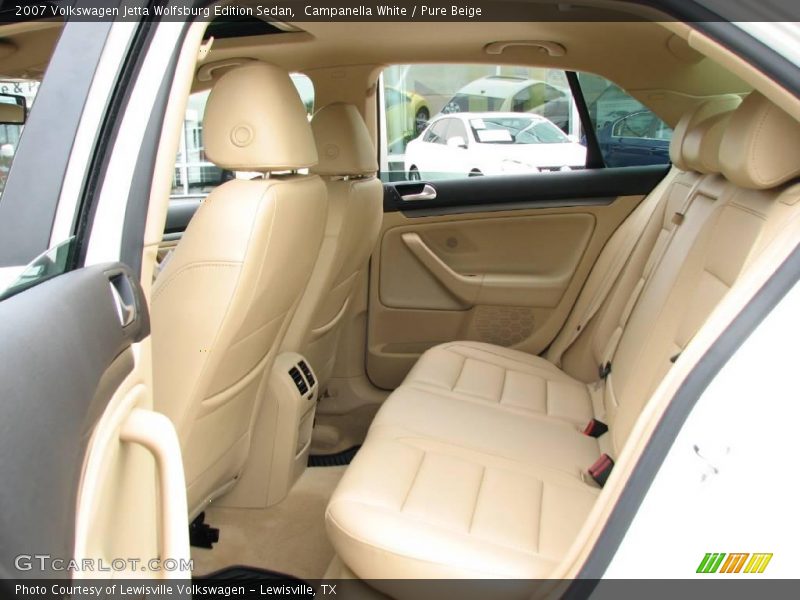 Campanella White / Pure Beige 2007 Volkswagen Jetta Wolfsburg Edition Sedan
