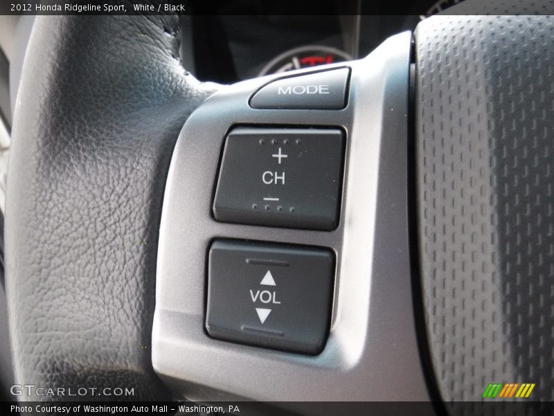 White / Black 2012 Honda Ridgeline Sport