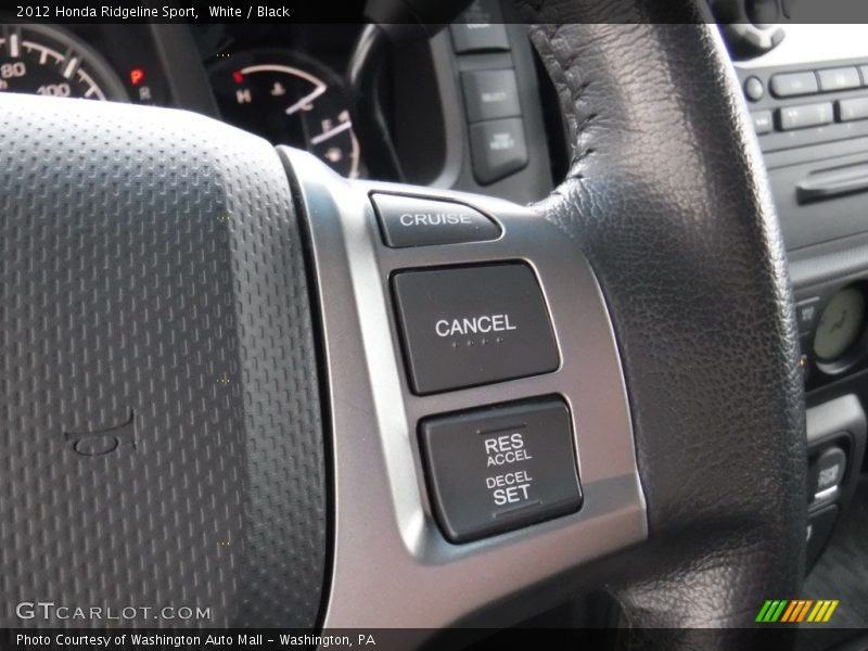 White / Black 2012 Honda Ridgeline Sport