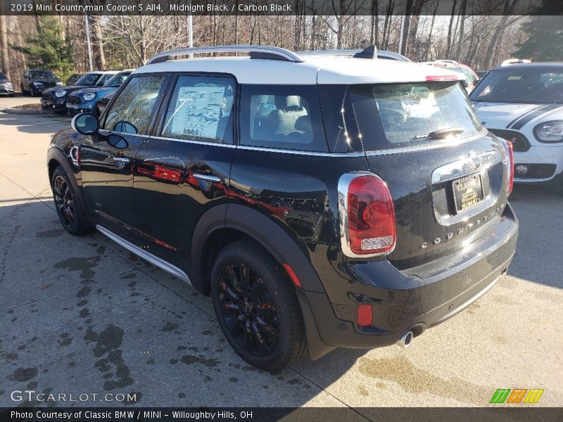 Midnight Black / Carbon Black 2019 Mini Countryman Cooper S All4
