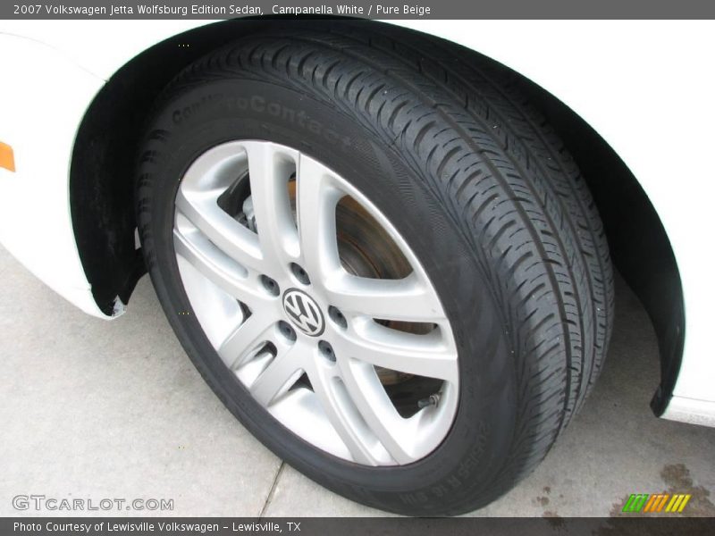 Campanella White / Pure Beige 2007 Volkswagen Jetta Wolfsburg Edition Sedan