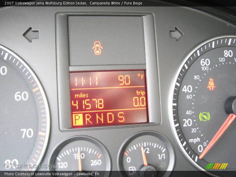 Campanella White / Pure Beige 2007 Volkswagen Jetta Wolfsburg Edition Sedan