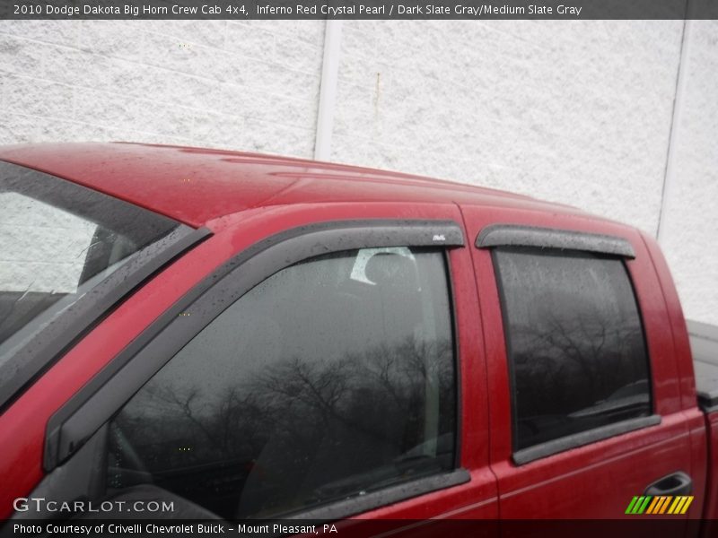 Inferno Red Crystal Pearl / Dark Slate Gray/Medium Slate Gray 2010 Dodge Dakota Big Horn Crew Cab 4x4