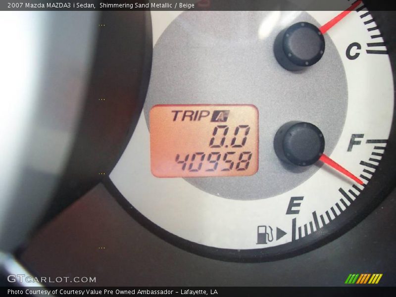 Shimmering Sand Metallic / Beige 2007 Mazda MAZDA3 i Sedan