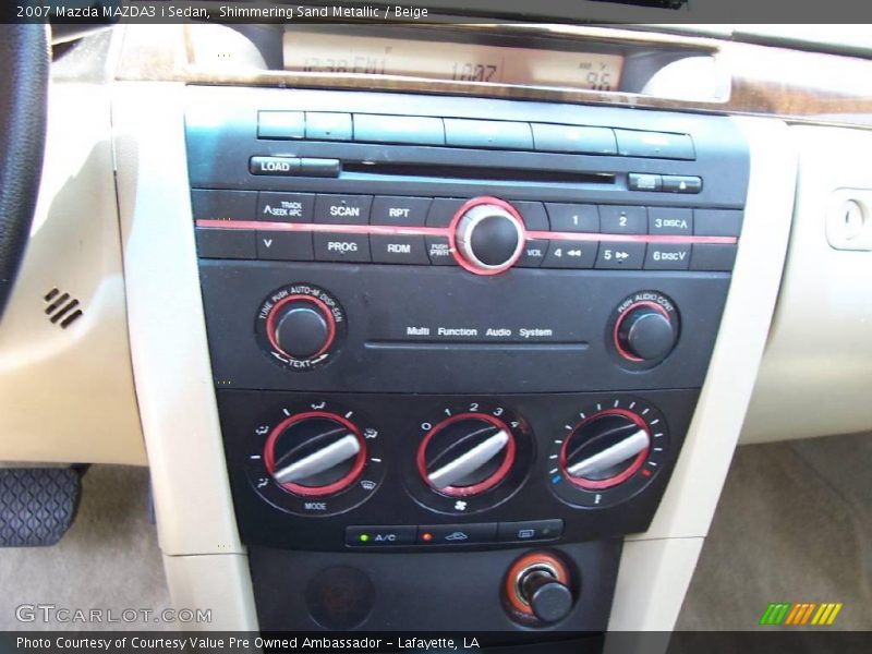 Shimmering Sand Metallic / Beige 2007 Mazda MAZDA3 i Sedan