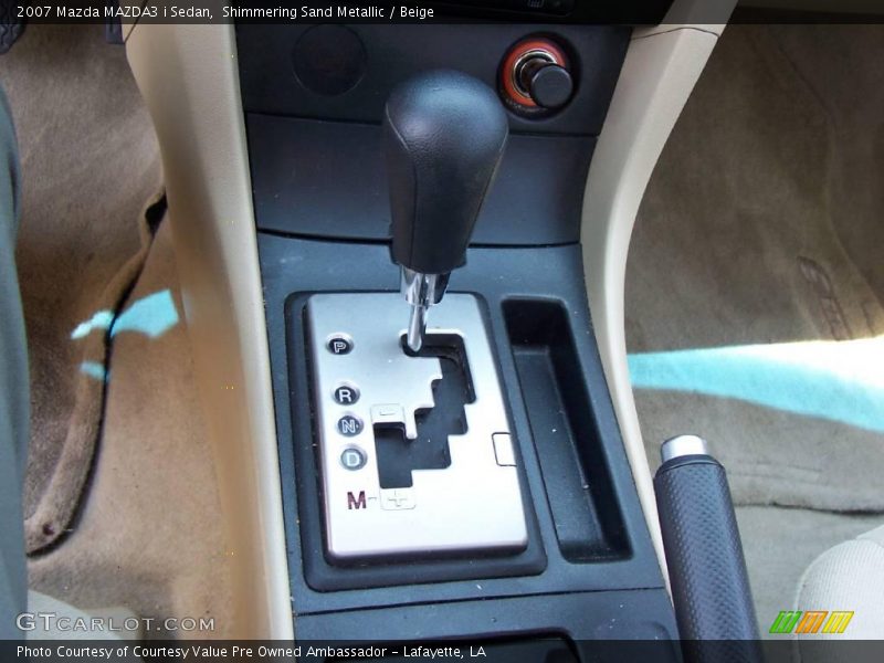 Shimmering Sand Metallic / Beige 2007 Mazda MAZDA3 i Sedan