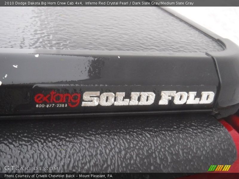 Inferno Red Crystal Pearl / Dark Slate Gray/Medium Slate Gray 2010 Dodge Dakota Big Horn Crew Cab 4x4