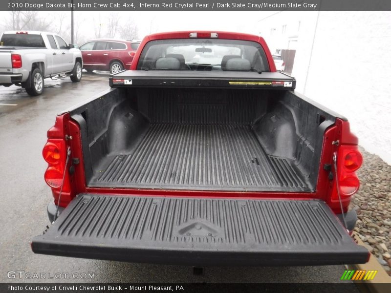 Inferno Red Crystal Pearl / Dark Slate Gray/Medium Slate Gray 2010 Dodge Dakota Big Horn Crew Cab 4x4