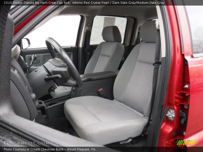 Inferno Red Crystal Pearl / Dark Slate Gray/Medium Slate Gray 2010 Dodge Dakota Big Horn Crew Cab 4x4