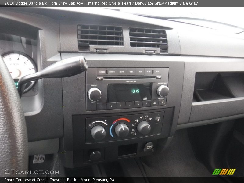 Inferno Red Crystal Pearl / Dark Slate Gray/Medium Slate Gray 2010 Dodge Dakota Big Horn Crew Cab 4x4