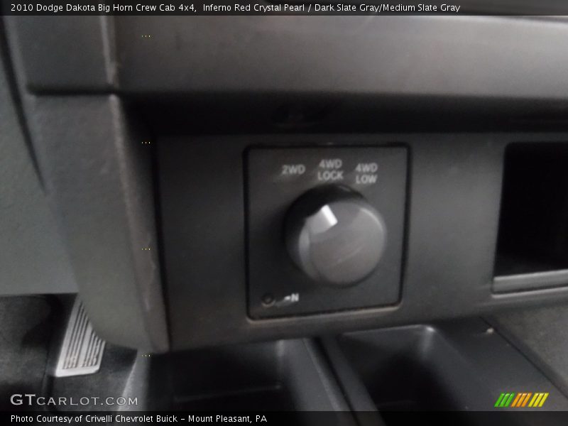 Inferno Red Crystal Pearl / Dark Slate Gray/Medium Slate Gray 2010 Dodge Dakota Big Horn Crew Cab 4x4