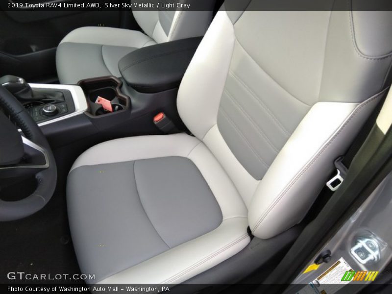 Front Seat of 2019 RAV4 Limited AWD