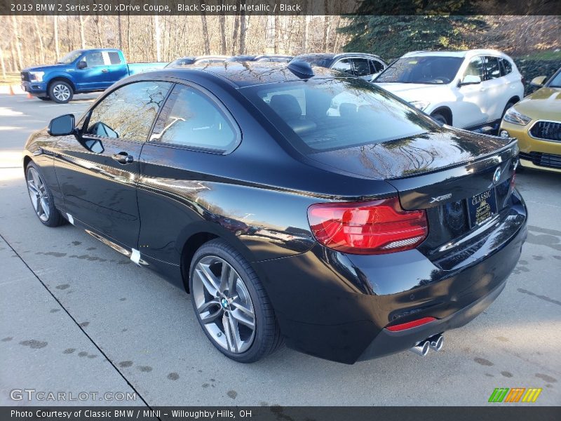 Black Sapphire Metallic / Black 2019 BMW 2 Series 230i xDrive Coupe