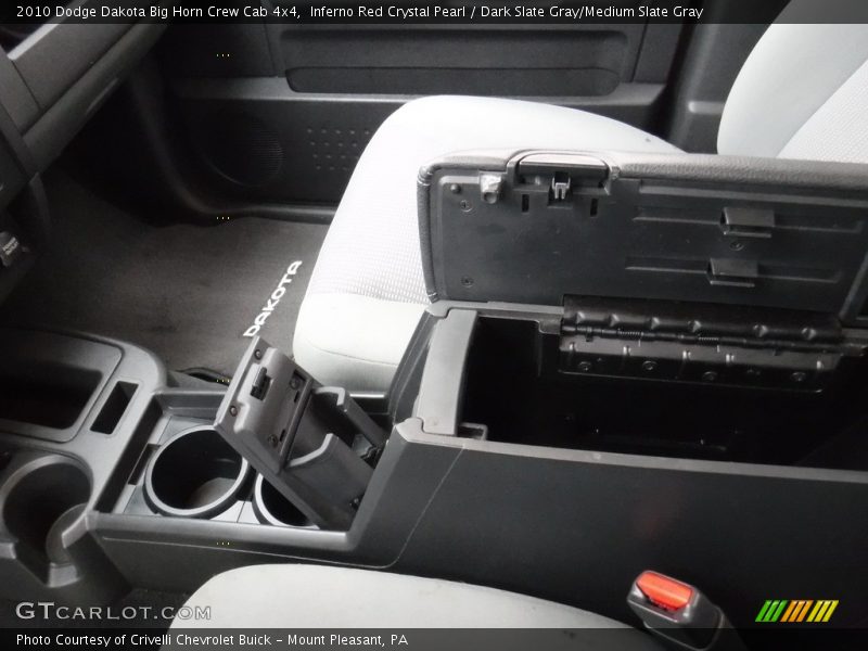 Inferno Red Crystal Pearl / Dark Slate Gray/Medium Slate Gray 2010 Dodge Dakota Big Horn Crew Cab 4x4