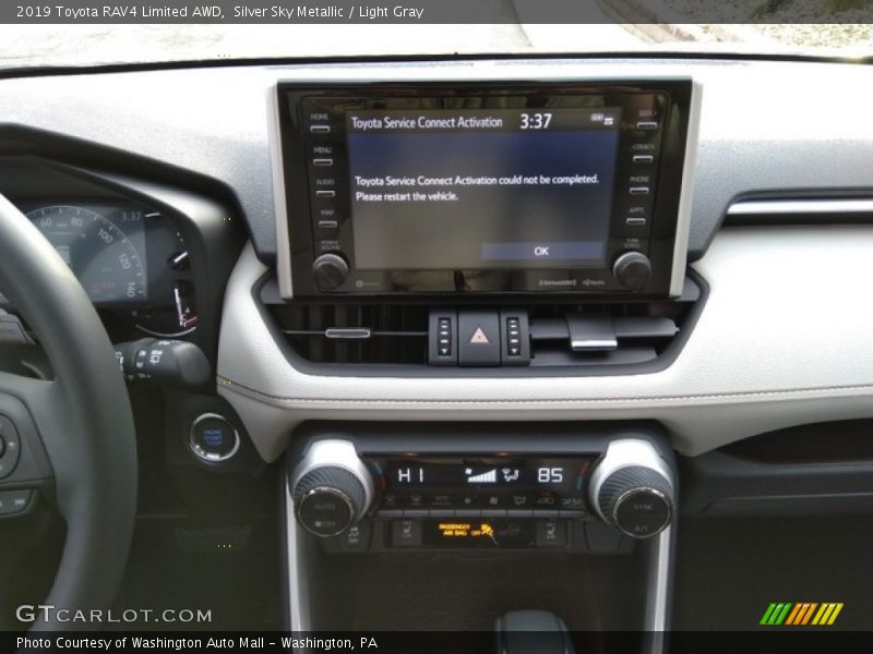 Controls of 2019 RAV4 Limited AWD