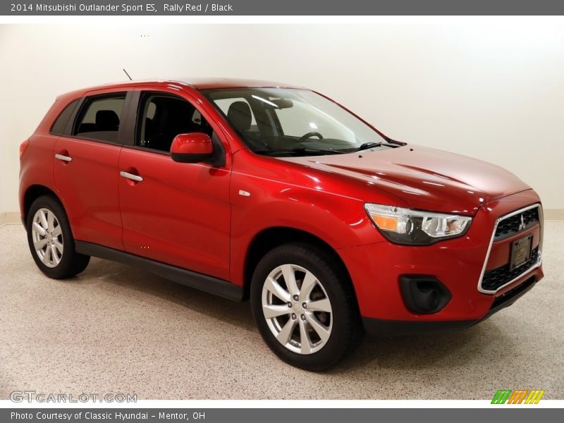 Rally Red / Black 2014 Mitsubishi Outlander Sport ES