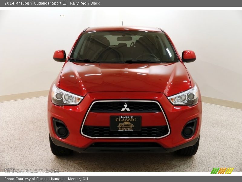 Rally Red / Black 2014 Mitsubishi Outlander Sport ES