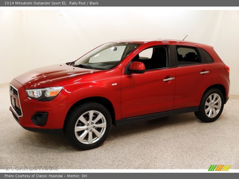 Rally Red / Black 2014 Mitsubishi Outlander Sport ES