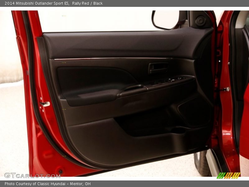 Rally Red / Black 2014 Mitsubishi Outlander Sport ES