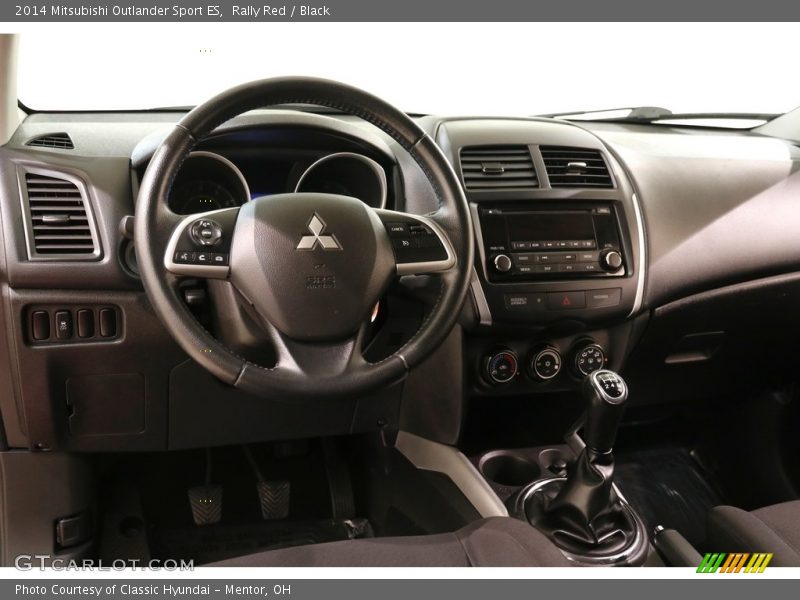 Rally Red / Black 2014 Mitsubishi Outlander Sport ES