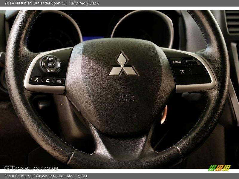 Rally Red / Black 2014 Mitsubishi Outlander Sport ES