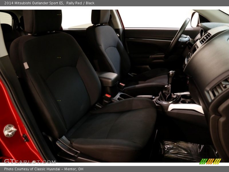 Rally Red / Black 2014 Mitsubishi Outlander Sport ES