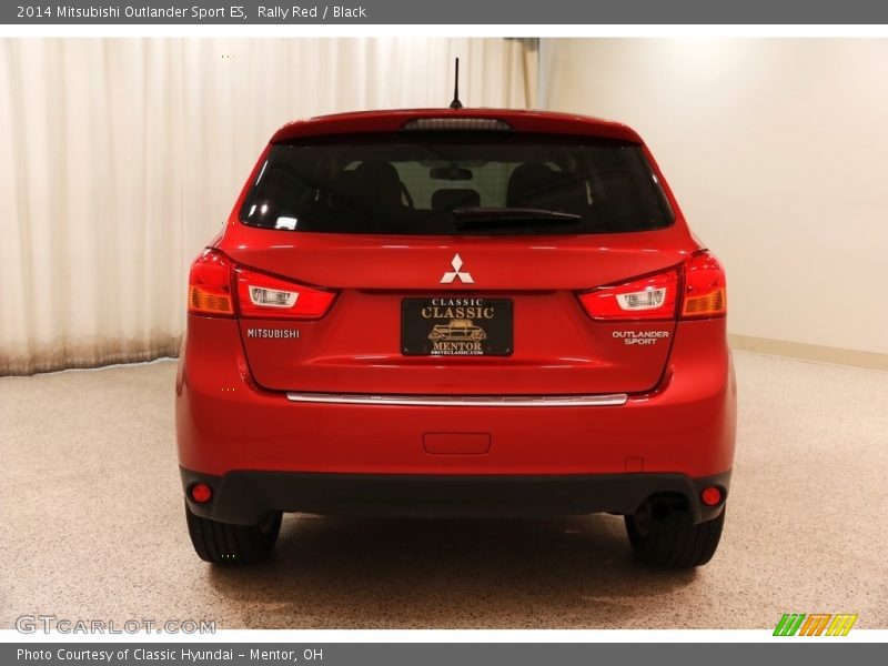 Rally Red / Black 2014 Mitsubishi Outlander Sport ES