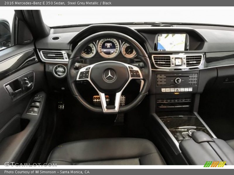 Steel Grey Metallic / Black 2016 Mercedes-Benz E 350 Sedan