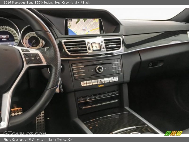 Steel Grey Metallic / Black 2016 Mercedes-Benz E 350 Sedan