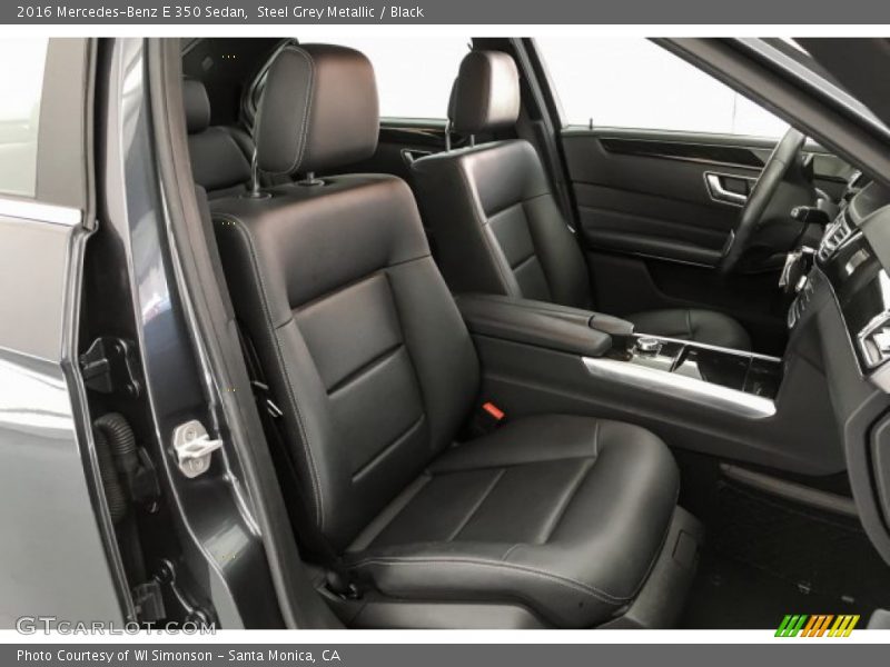 Steel Grey Metallic / Black 2016 Mercedes-Benz E 350 Sedan