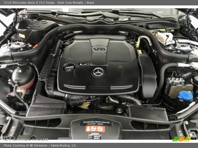 Steel Grey Metallic / Black 2016 Mercedes-Benz E 350 Sedan