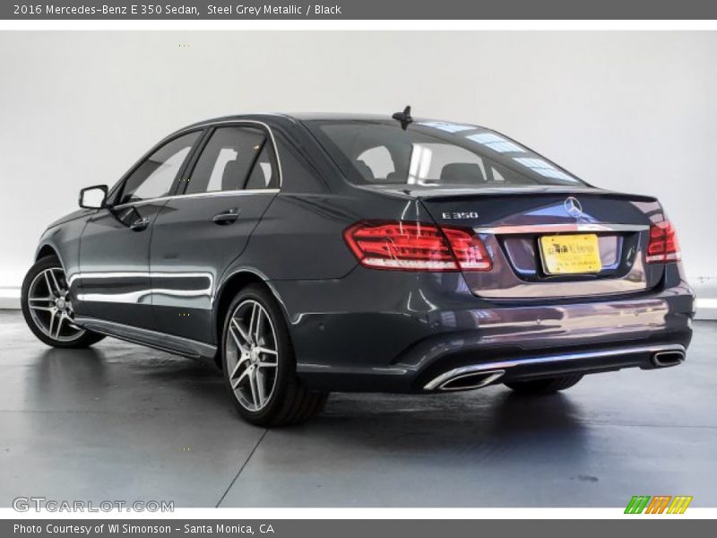Steel Grey Metallic / Black 2016 Mercedes-Benz E 350 Sedan