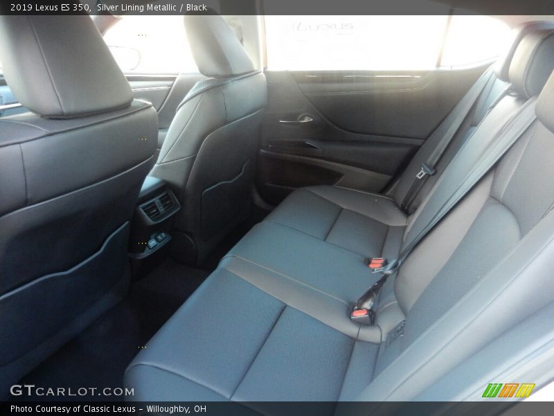 Silver Lining Metallic / Black 2019 Lexus ES 350